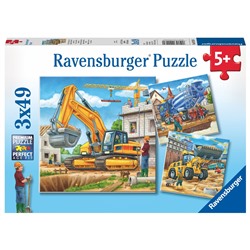 Набор пазлов Ravensburger «Большие строительные машины», 3х49 эл. R09226