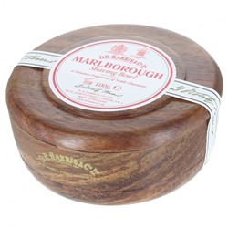 D.R. Harris Marlborough Shaving Soap in Mahogany Bowl  Мыло для бритья Marlborough в миске из красного дерева