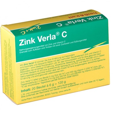 Zink (Цинк) Verla C 20 шт
