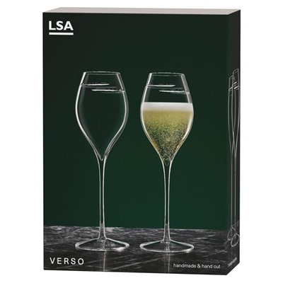 Набор бокалов для шампанского Signature Verso, 370 мл, 2 шт