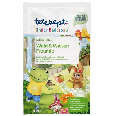 tetesept (тетесепт) Kinder Badespass Wald & Wiesenfreunde 40 мл