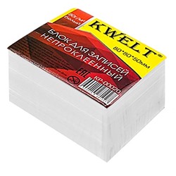 Блок бумаги " KWELT " 8*8*5 см белый 80г/м2