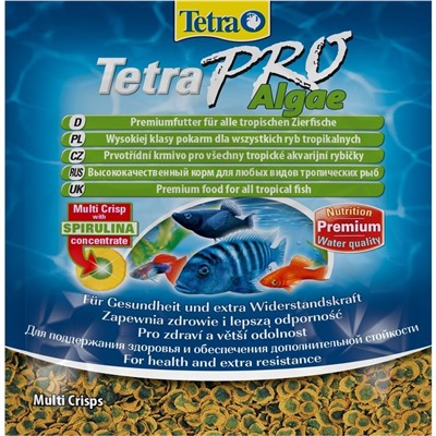 Корм для рыб TetraPro Algae 12г пакет Tetra