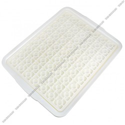 Сушилка-поднос д/посуды молочн/бел (46х37 h7см) (1