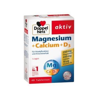 Doppelherz (Доппельхерц) Magnesium + Calcium + D3 Tabletten 40 шт