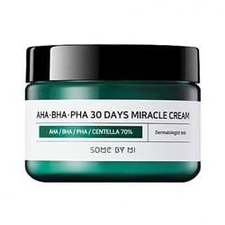 Крем для лица восстанавливающий для проблемной кожи Some By Mi AHA-BHA-PHA 30 Days Miracle Cream