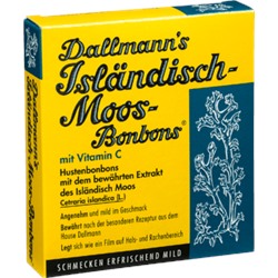 Dallmann's Islandisch-Moos-Bonbons Hustenbonbons, 20 шт.