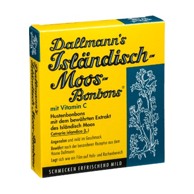 Dallmann's Islandisch-Moos-Bonbons Hustenbonbons, 20 шт.