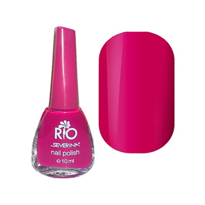 Severina. № 11 Лак для ногтей Rio 10 мл. ярко-розовый