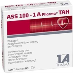 ASS 100 1A Pharma TAH Tabletten (100 шт.) АСС Таблетки 100 шт.