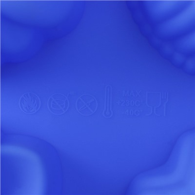 Форма силиконовая для выпечки Доляна «Немецкий кекс. Цветы», 29×17,5 см, 6 ячеек, цвет МИКС