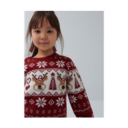 Детский праздничный свитер