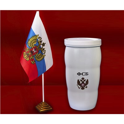Чашка термос как у Путина «ФСБ» – для активных и вечно занятых №2