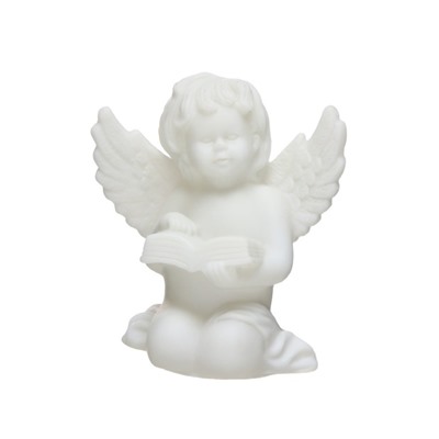 Ночник «Ангел с книгой» LED 1Вт белый 8,5х4х8см RISALUX