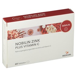 NOBILIN (НОБИЛИН) Zink Plus Vitamin C 60 шт