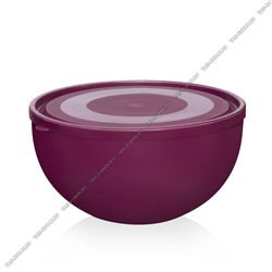 Салатник с крыш. 2,5л круг.(d21 h11см) вишневый (2