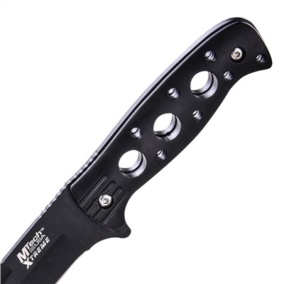 Тактический нож Mtech Xtreme Fixed Blade 440C BL (Отличный нож с фиксированным клинком из прочной углеродистой стали. Держит заточку при активной эксплуатации в лесу и в быту. Экстремально низкая цена по акции!) №337 *