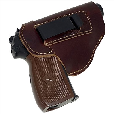 Кожаная кобура для пистолета Kosibate Leather Holster - Изготовлена из натуральной воловьей кожи, очень прочная и долговечная. Зажим надежный и плотный, легко позволяет использовать только одну руку. Конструкция с открытым верхом обеспечивает максимально быстрый доступ к оружию №175