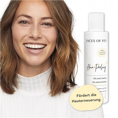 FACES OF FEY 15 % AHA Peeling 100 ml  Скраб 15% AHA 100мл