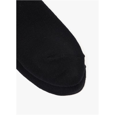 Носки черные с принтом, 1 пара