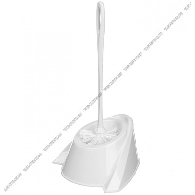 Ерш+подставка WC углов "Tule" светл.серый (15,5х19