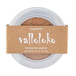 Valloloko Rasierseife Terracotta Warrior 100g  Мыло для бритья Терракотовый воин 100г