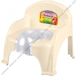 Горшок-стул с кр"Утенок" (27х24 h30см) слон.кость