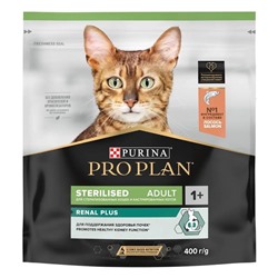 PURINA Pro Plan корм для стерилизованных кошек и кастрированных котов Лосось 400г