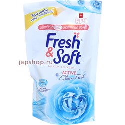 Lion Fresh Soft Гель для стирки всех типов тканей концентрированный, Утренний Поцелуй, мягкая упаковка, 400 мл(8850002853942)