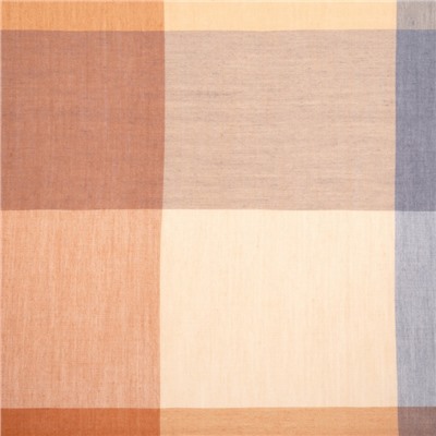 Палантин текстильный, цвет бежевый/коричневый, размер 68х175