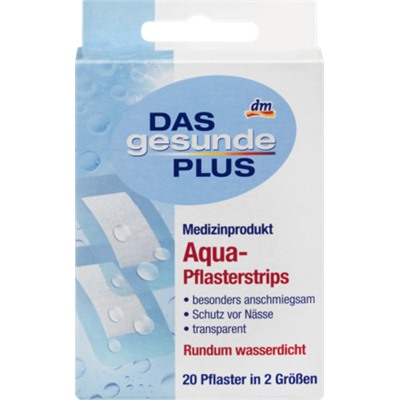 Mivolis Aqua-Pflasterstrips Пластыри водонепроницаемые, 20 шт
