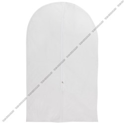 Чехол д/одежды на молнии (60х100см) белый,неткан м