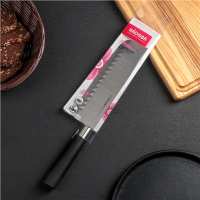 Нож кухонный NADOBA KEIKO Тэппанъяки, лезвие 18,5 см