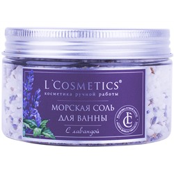 L Cosmetics. Classic. Морская соль мертвого моря для ванн с сухоцветами Лаванда 300 г