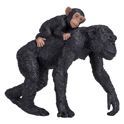 Фигурка KONIK «Шимпанзе с детёнышем» AMW2113
