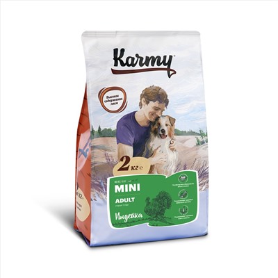 Karmy  для собак Mini <10 кг Adult Индейка