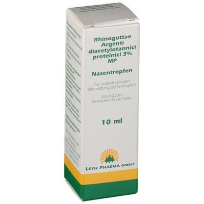 Rhinoguttae (Рхиногуттэй) Argenti diacetylotannici proteinici 3 % MP 10 мл