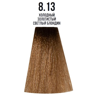 Cтойкая крем-краска с кератином Supercolor Color Cream, 8.13 Холодный золотистый светлый блондин, 60 мл