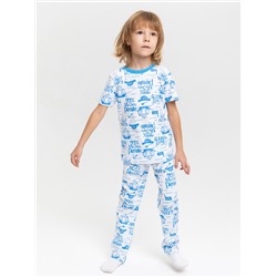 Пижама: Футболка, брюки "Пижамы 2020" для мальчика (2750918)
