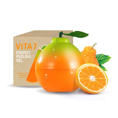 Пилинг-скатка с экстрактом мандарина The Yeon Vita7 Energy Peeling Gel