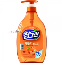 CJ Lion Chamgreen Средство для мытья посуды с экстрактом японского мандарина, 965 мл(8806325629290)