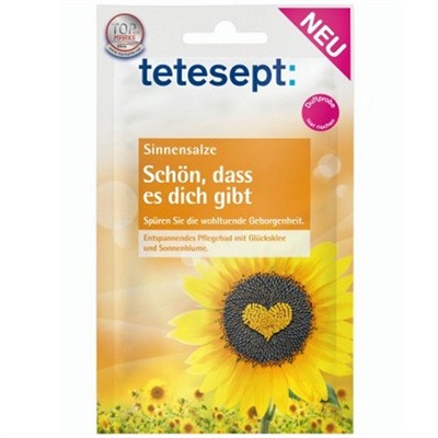 tetesept (тетесепт) Sinnensalze Schon, dass es Dich gibt 60 г