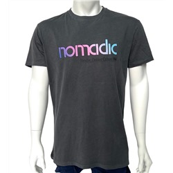 Серая мужская футболка Nomadic  №524