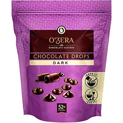 «OZera», шоколад темный Dark drops, 80 г