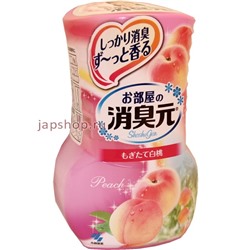 Oheyano Shoshugen Жидкий дезодорант  для комнаты с ароматом персика, 400 мл.(4987072068939)