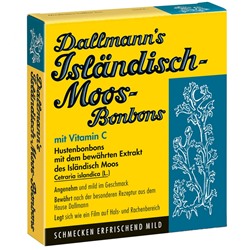 Dallmann's (Даллманн'с) Islandisch-Moos-Bonbons mit Vitamin C 20 шт