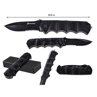 Нож Морской пехоты USMC UC3195 Desert Warrior Pocket Knife Black (США) (Лицензионная модель Корпуса морской пехоты США. Ограниченная партия с фабрики-производителя без наценок буржуйских дистрибьюторов!) №1097 *