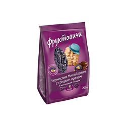 «Фруктовичи», конфета «Чернослив Михайлович» с грецким орехом в шоколадной глазури, 200 г