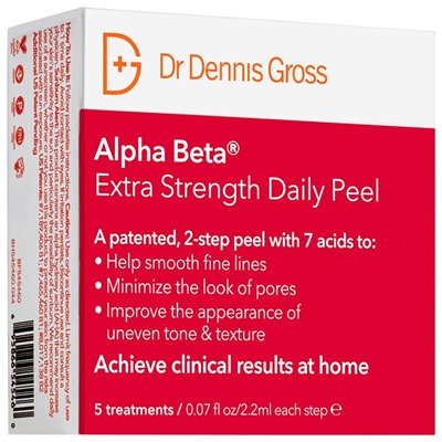 Dr. Dennis Gross Alpha Beta Peel Extra Strength 5 packettes Gesichtspeeling Reinigung, 5 шт.