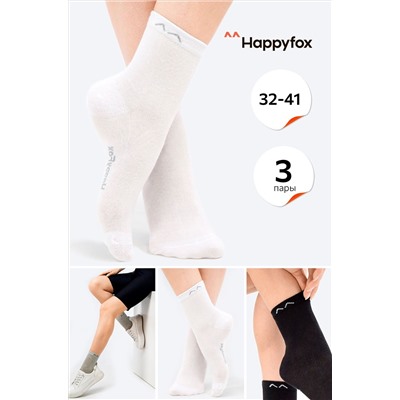 Набор детских носков 3 пары Happy Fox